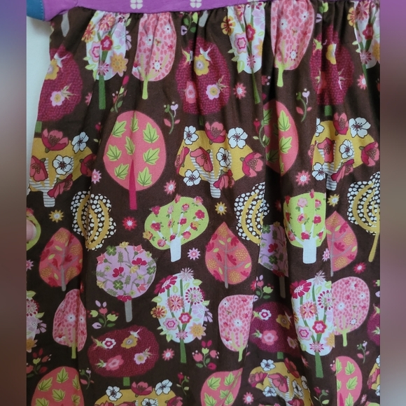 Matilda Jane Through the Trees Purple Brown Dress Size 6-12 months - Picture 2 of 9